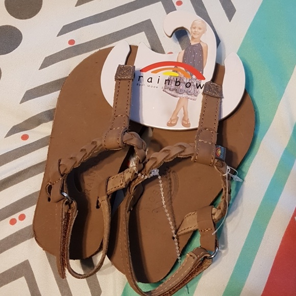 little girl rainbow sandals